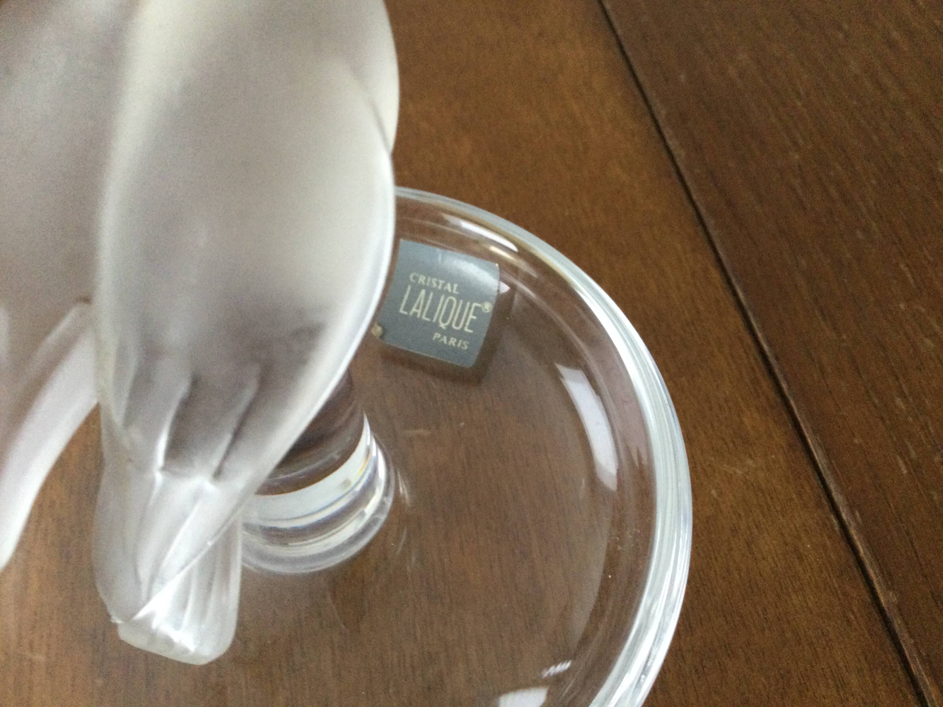 Crystal ring sizer from Lalique