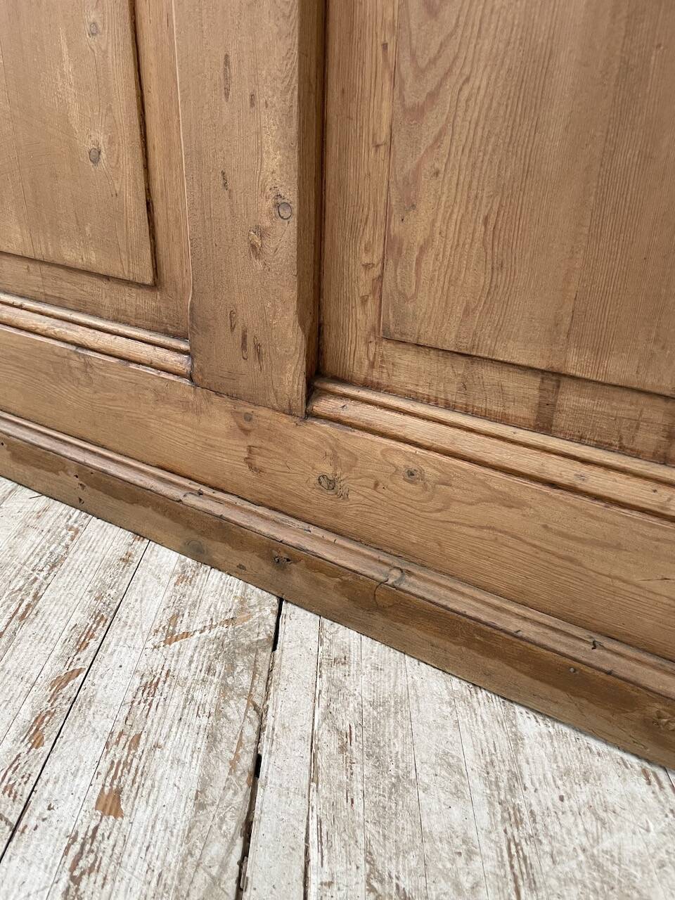 2m pine counter or central island with storage