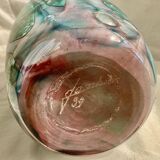 lamp or vase - glass paste - signed Gambier - dated or No. 99 - size XXL