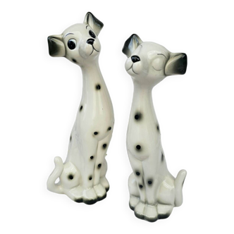 Vintage Dalmatian couple