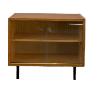 vitrine vintage en chêne