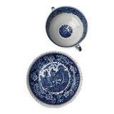 Adams English Scenic dish and bowl with handles