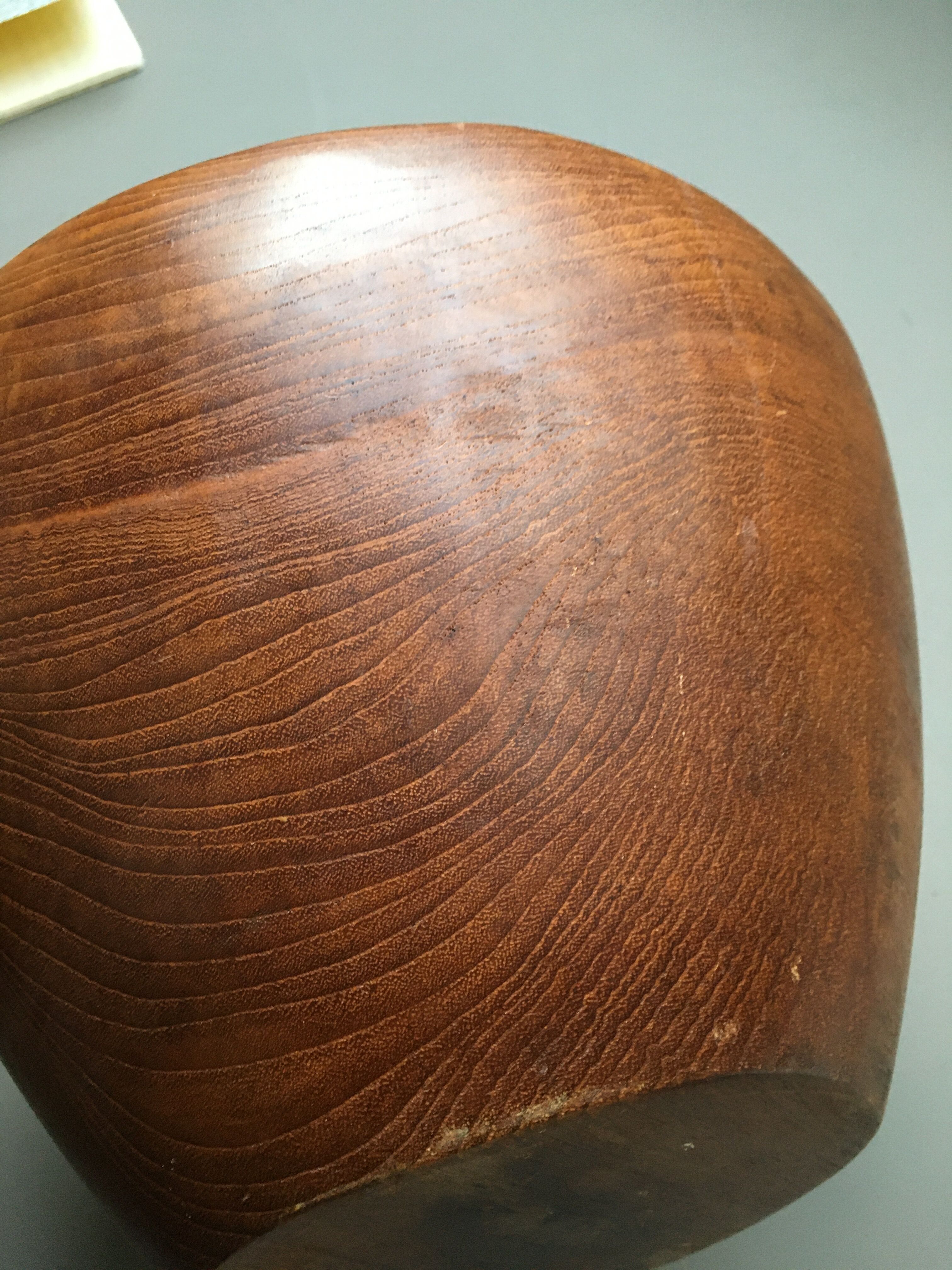 Vintage teak salad bowl