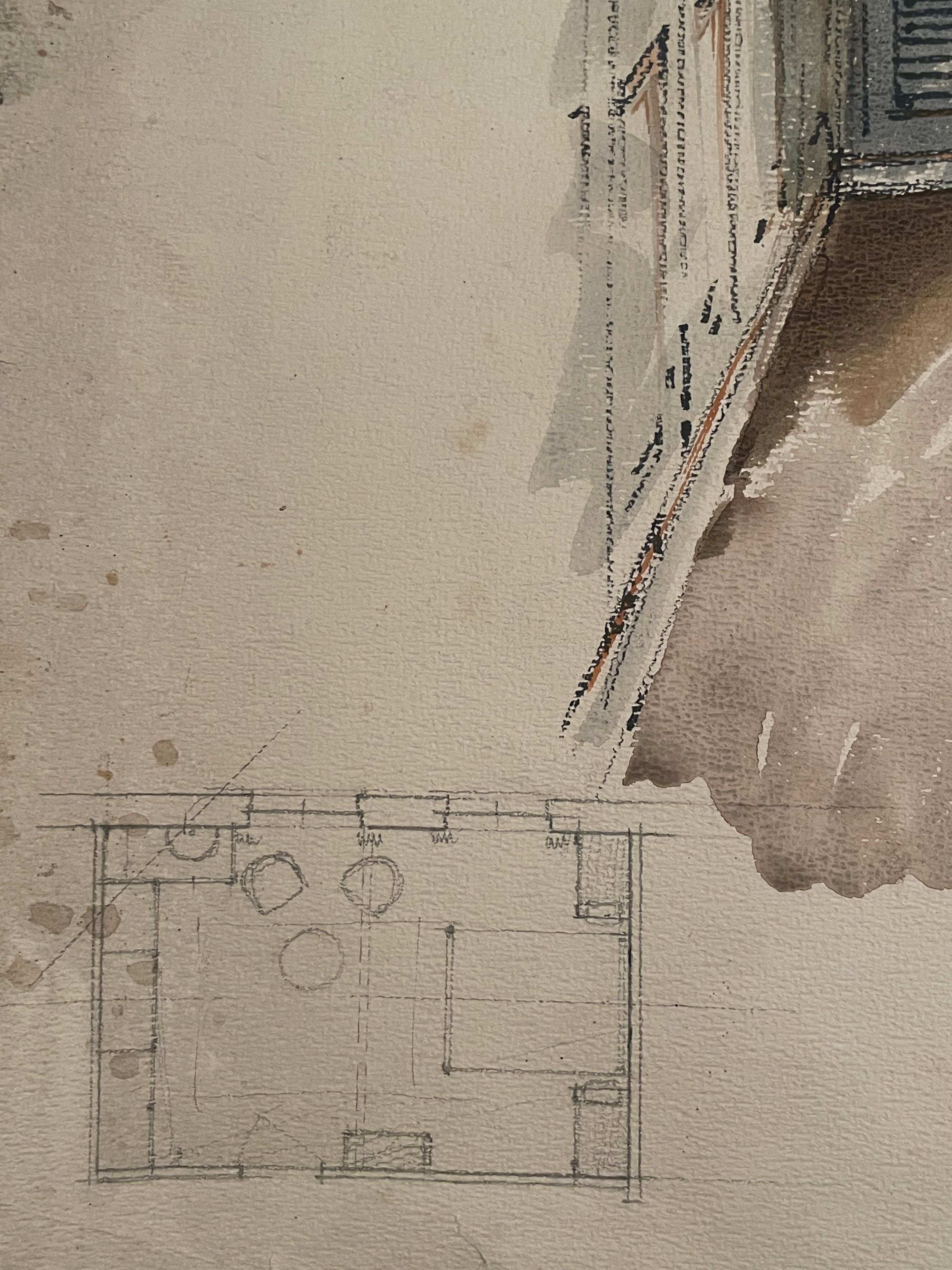 Painting decorative art interior architecture 30-50s