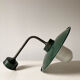 Outdoor enamelled tole wall lamp