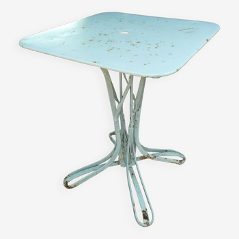 Metal garden table from the 60s