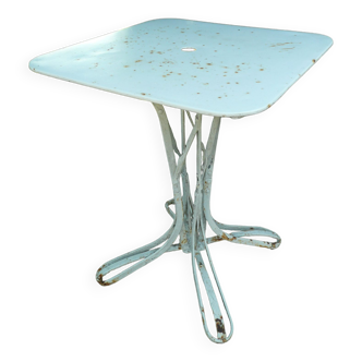 Metal garden table from the 60s