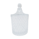 Bonbonnière en verre taillé