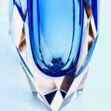 Vase Sommerso Murano design Luigi Mandruzzato, 60s