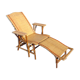 Rattan chaise longue