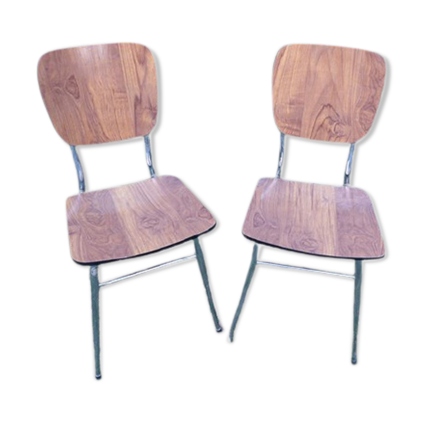Wooden formica chairs effect 70 wide folder