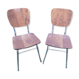 Wooden formica chairs effect 70 wide folder