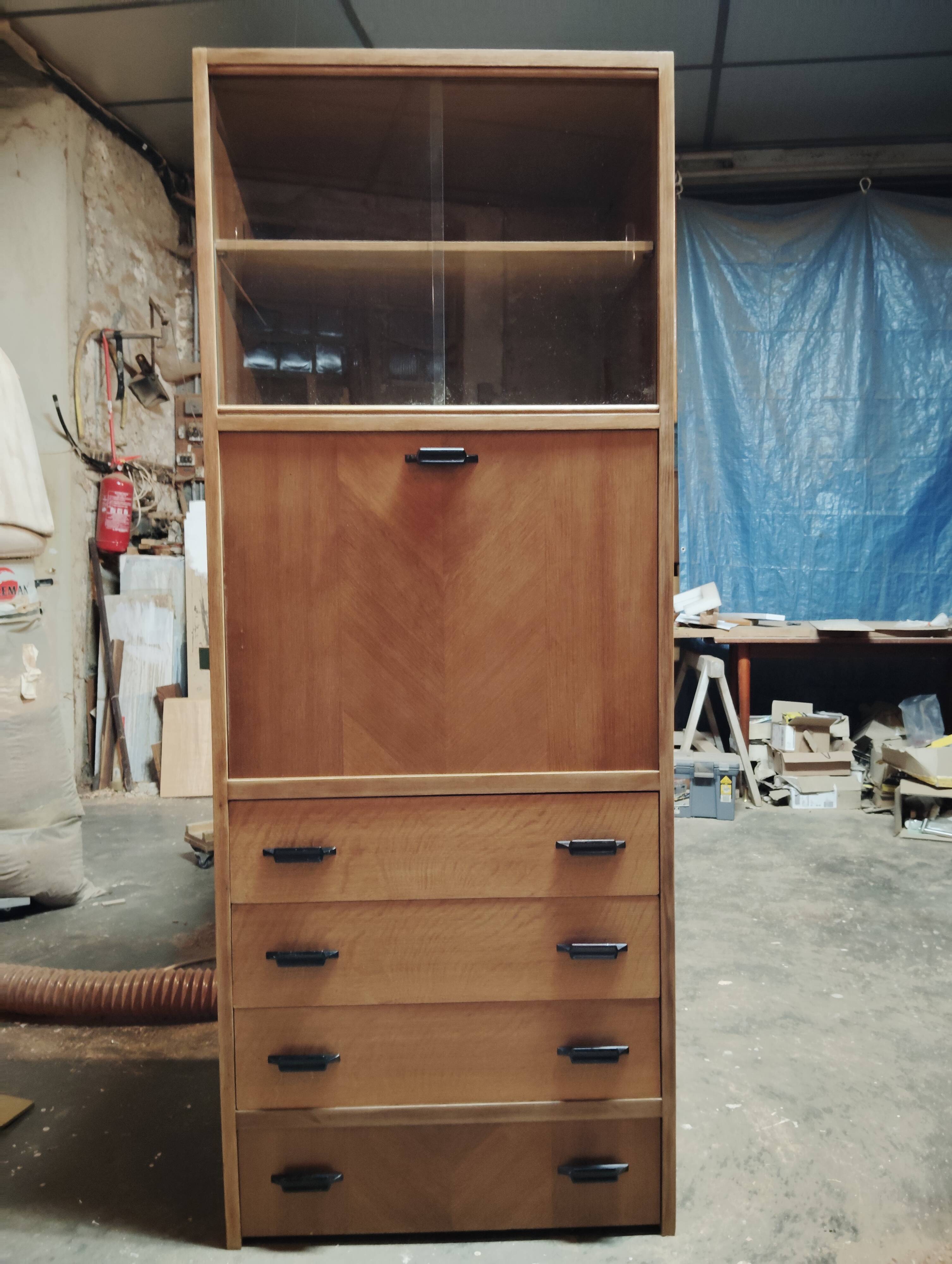 Colonne secrétaire/Vitrine/Commode  vintage