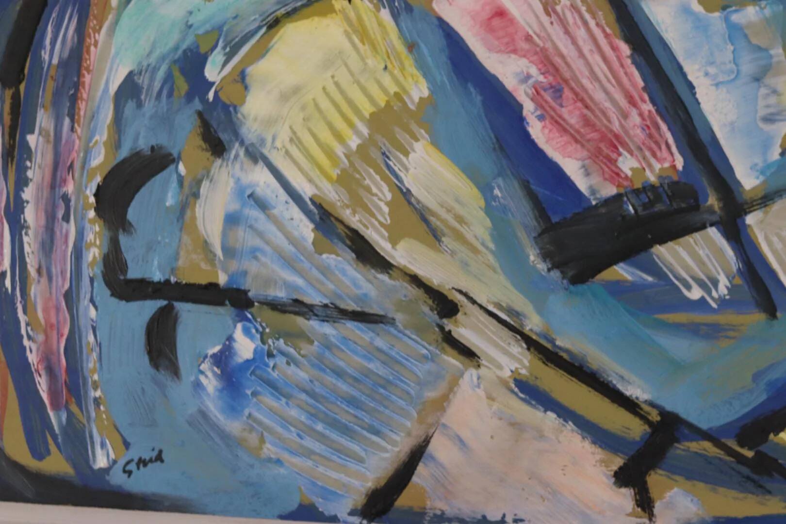 "Composition" by Hardy Strid (1921–2012)