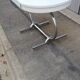 Vintage oval table with integrated extension