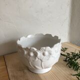 Cache pot céramique blanc