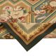 Handmade European Vintage Aubusson Kilim 281 cm x 364 cm
