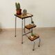 Vintage formica stepladder stool from the 70s/80s