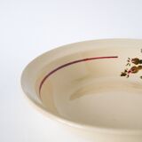 Large Badonviller deep platter, Strasbourg model, 1950