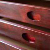 Buffet italien moderne des années 1950 Frattini pour Bernini – Portes coulissantes en bois