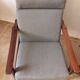 Paire de fauteuils scandinaves en teck années 60