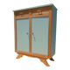 Revalued wood and green buffet