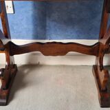 Solid wood console.