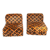 Vintage 70s modular sofa chairs