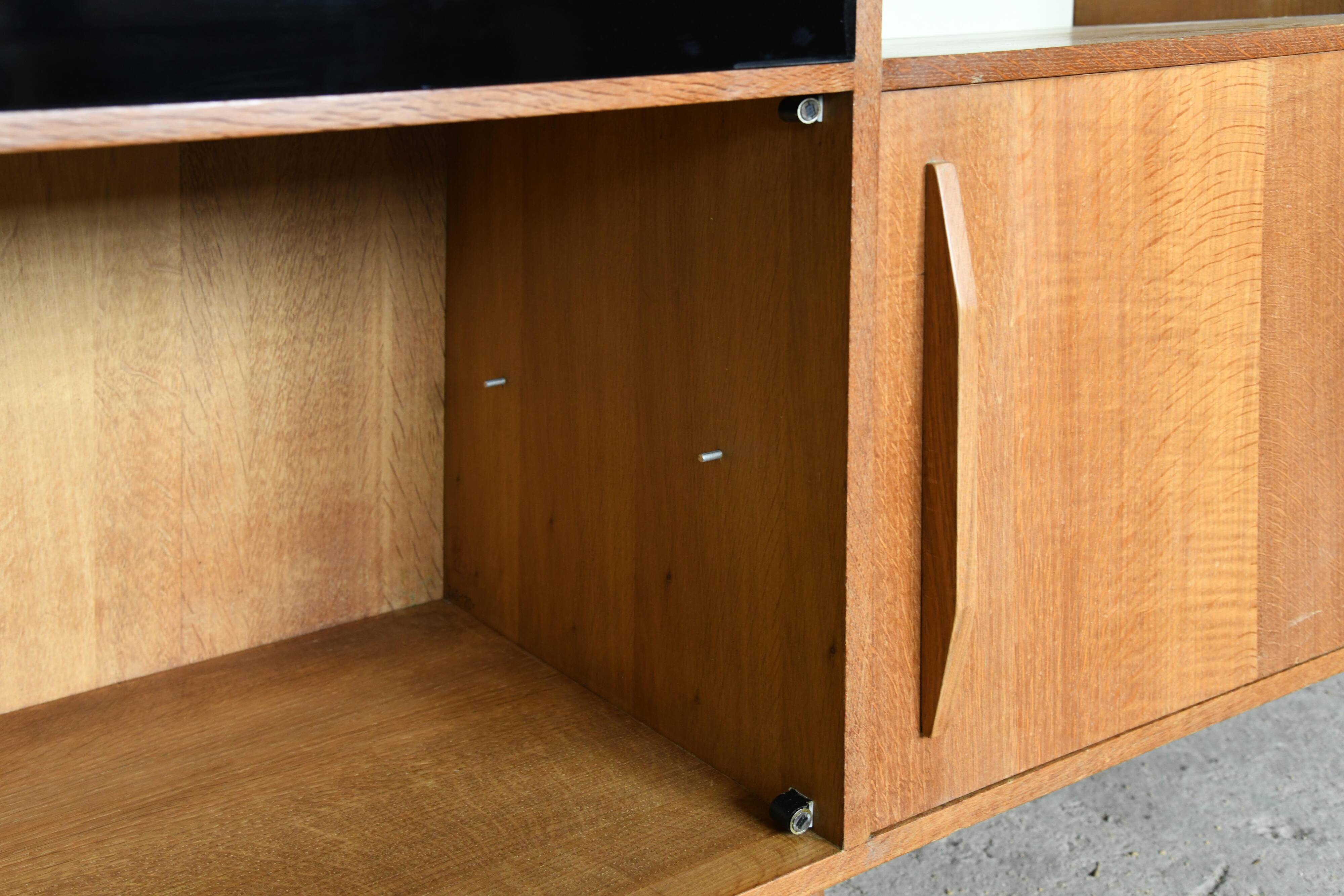 Oak high sideboard