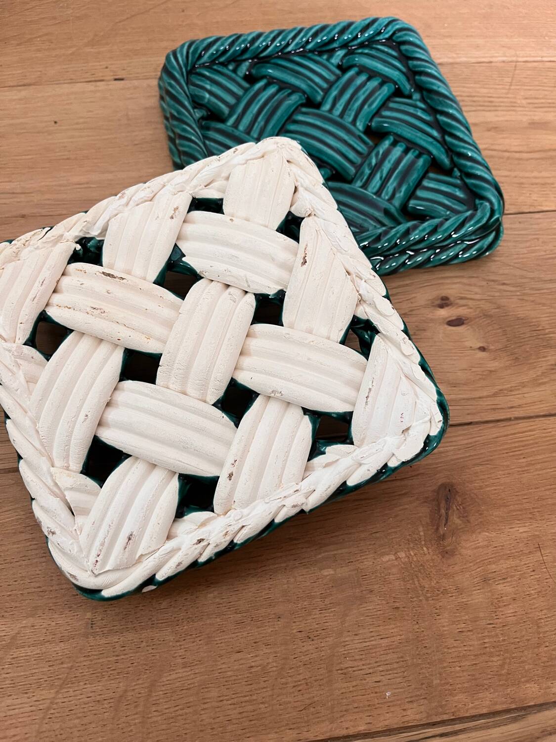 Vallauris coasters and bottle coasters