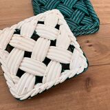 Vallauris coasters and bottle coasters