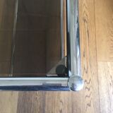 Stretch console glass and chrome