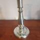 Vintage mercury glass candle holder