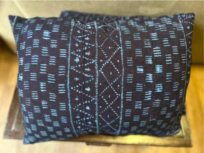 Bogolan Cushion - Handmade Malian Textile