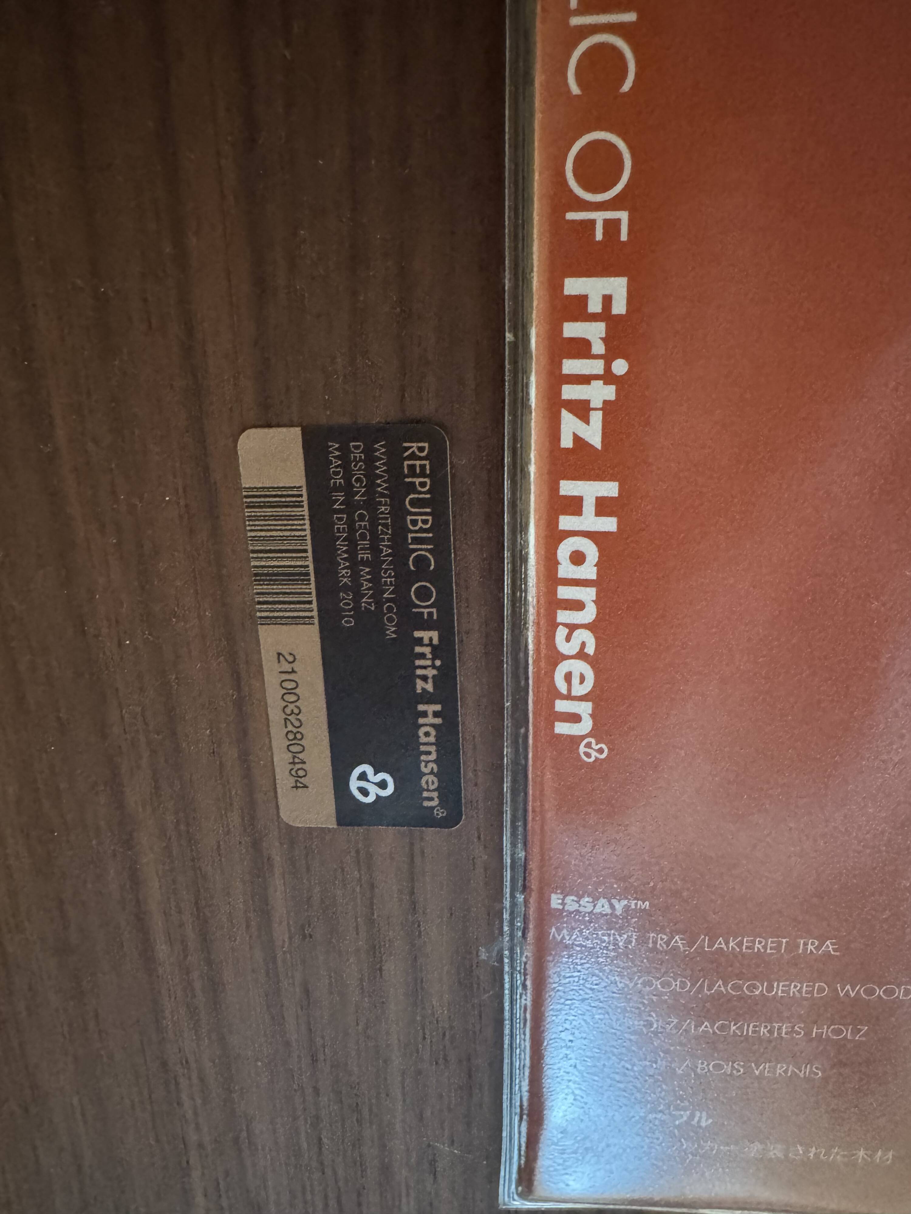 Fritz Hansen Essay solid oak table