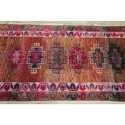 Turkish Hand-Knotted Runner 86x388