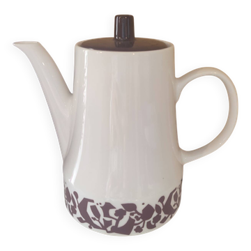 Cafetière bicolore rétro années 70