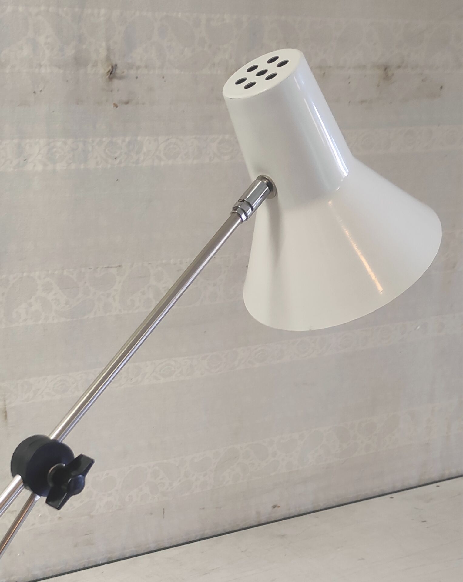 Lampe articulée type architecte en métal - années 80