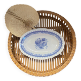 Oval ironstone dish stamped Laveno