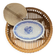 Oval ironstone dish stamped Laveno