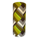 Green braid lampshade H80 D35 - 70s fabric
