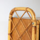 Vintage rattan bookcase Louis Sognot 60s