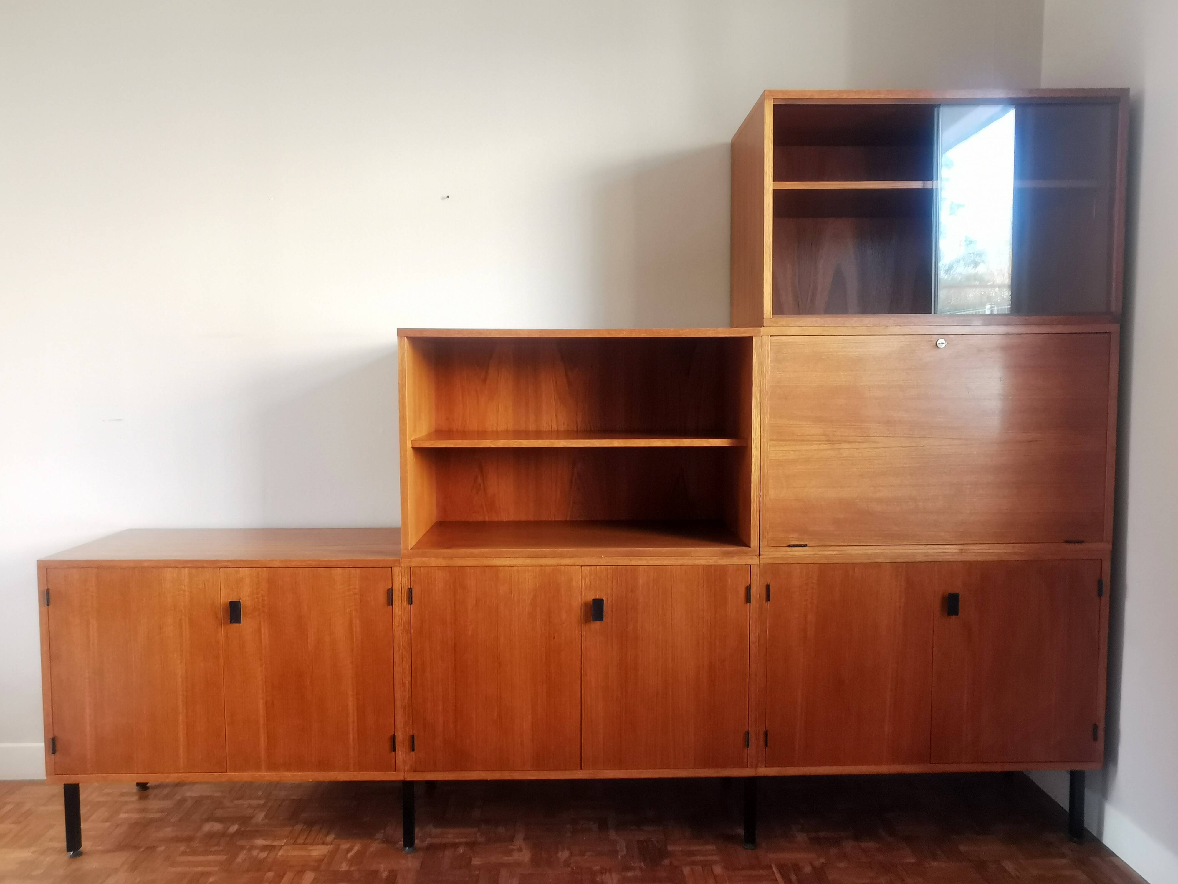 High modernist modular sideboard