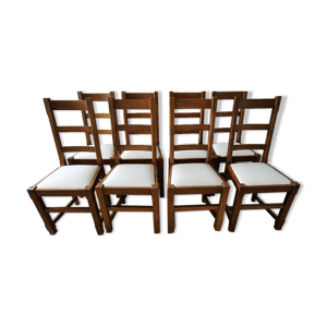 chaises en hêtre massif