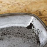 Glazed ceramic serving dish