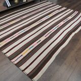 Vintage kilim rug for living room 189x259
