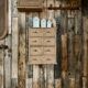 Hanging craft cabinet with drawers