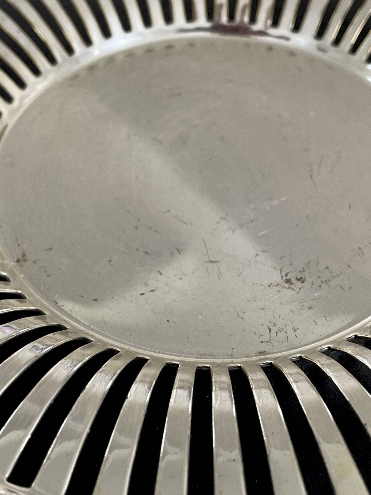 Beurrier ancien Duralex verre et métal