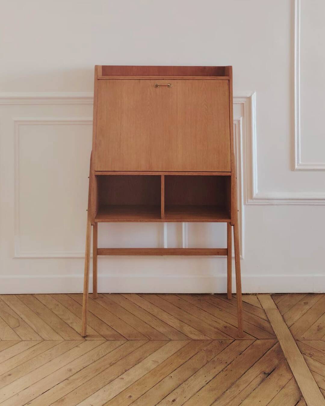 Renovated vintage Scandinavian secretary, 1950s-60s.