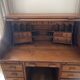 Antique American desk with curtain – original model from the 1920s/30s.